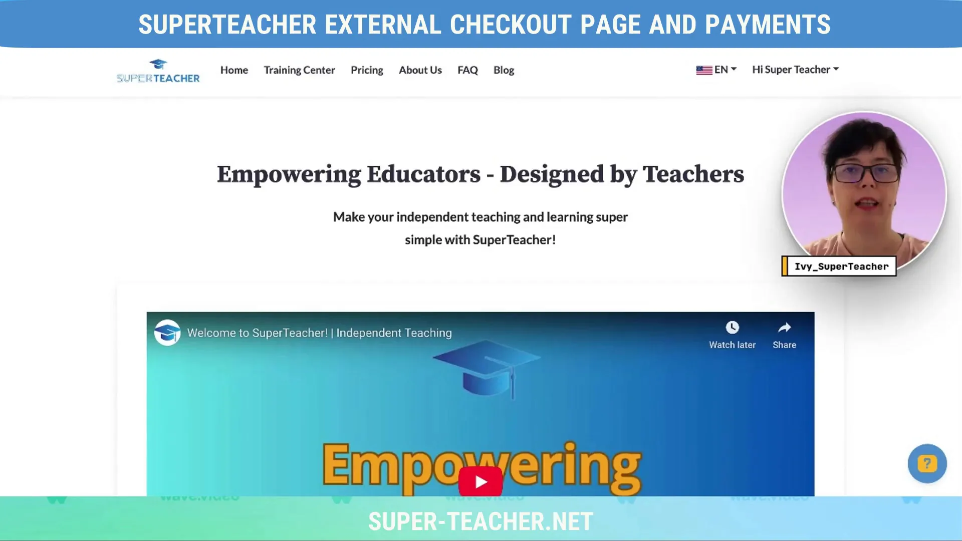 SuperTeacher Five Minute Friday video introduction