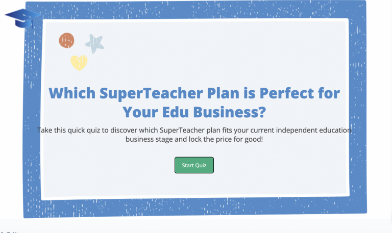 SuperTeacher Membership Quiz